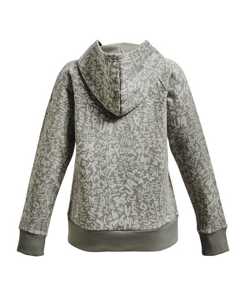 UNDER ARMOUR（アンダーアーマー）の「UAライバルフリース プリント フーディー（トレーニング/KIDS）（スウェット・キッズ・パープル系・160cm/140cm/150cm/130cm）」の2枚目の写真