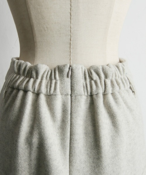 &. NOSTALGIA(アンドドットノスタルジア)の「【ZOZO限定】ウールライクカーゴスカート(スカート・レディース・アイボリー/ブラック・FREE)」の22枚目の写真