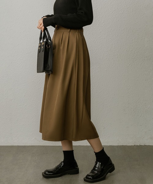 MAISON DE THERESE(メゾン ド テレーズ)の「レトロなブレザー半身スカートハイウエスト膝丈スカート(スカート・レディース・カーキ/グレー/ブラック・S/M)」の20枚目の写真