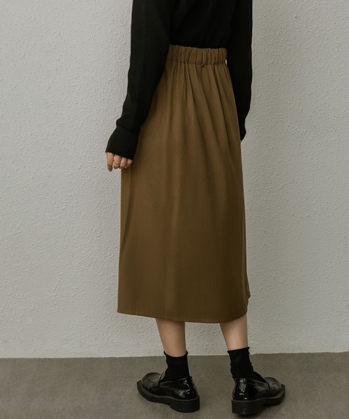 MAISON DE THERESE(メゾン ド テレーズ)の「レトロなブレザー半身スカートハイウエスト膝丈スカート(スカート・レディース・カーキ/グレー/ブラック・S/M)」の21枚目の写真