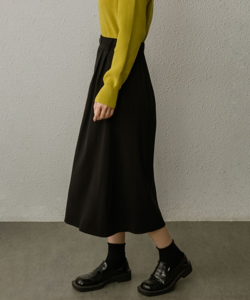 MAISON DE THERESE(メゾン ド テレーズ)の「レトロなブレザー半身スカートハイウエスト膝丈スカート(スカート・レディース・カーキ/グレー/ブラック・S/M)」の12枚目の写真