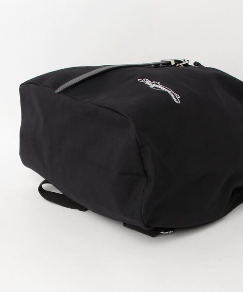 NineMicrophones(ナインマイクロフォンズ)の「DUCK KNAPSACK(バックパック/リュック・メンズ・ブラック/キャメル・FREE)」の6枚目の写真