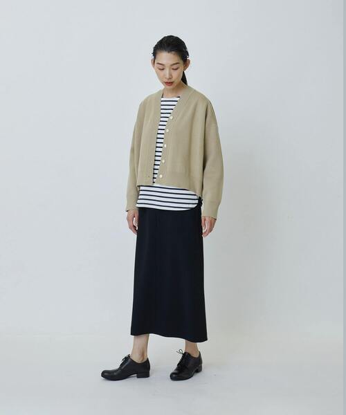 LOISIR（ロワズィール）の「コットン接結編みショート