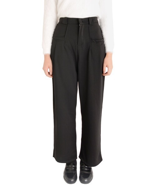 urge:(アージコロン )の「【URGE:】ハイウエスト ストレート タックパンツ(その他パンツ・レディース・ブラック・SMALL/MEDIUM/LARGE)」の8枚目の写真