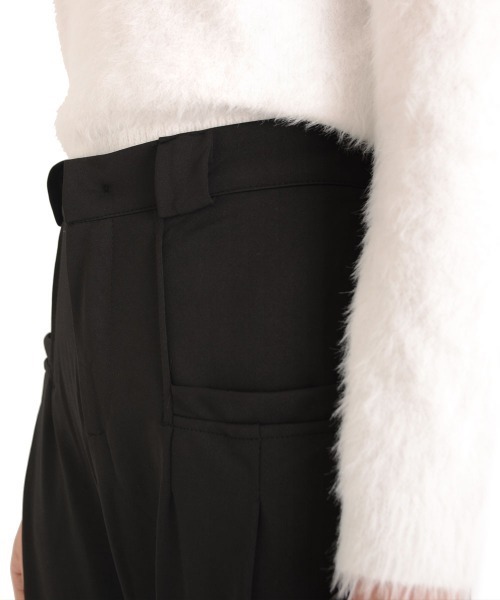 urge:(アージコロン )の「【URGE:】ハイウエスト ストレート タックパンツ(その他パンツ・レディース・ブラック・SMALL/MEDIUM/LARGE)」の12枚目の写真