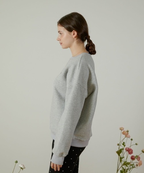 MIRO AMURETTE（ミロアミュレット）の「36 over sweat/ロゴ入りオーバースウェット（スウェット・レディース・グレー・FREE）」の3枚目の写真