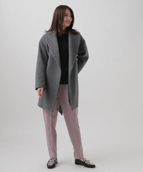 Elura(エルーラ)の「スペリオルウールハーフガウンコート/964438(その他アウター・レディース・グレー/ブラック/ベージュ・FREE)」の17枚目の写真