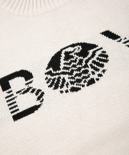BOY LONDON(ボーイロンドン)の「【BOY LONDON】BOY CREW NECK SWEATER(ニット/セーター・メンズ・オフホワイト・XL/S/L/M)」の4枚目の写真