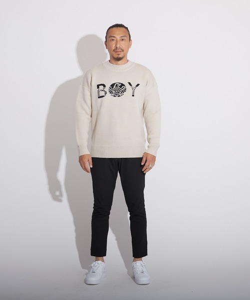 BOY LONDON(ボーイロンドン)の「【BOY LONDON】BOY CREW NECK SWEATER(ニット/セーター・メンズ・オフホワイト・XL/S/L/M)」の7枚目の写真