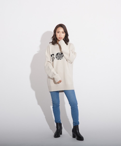 BOY LONDON(ボーイロンドン)の「【BOY LONDON】BOY CREW NECK SWEATER(ニット/セーター・メンズ・オフホワイト・XL/S/L/M)」の13枚目の写真