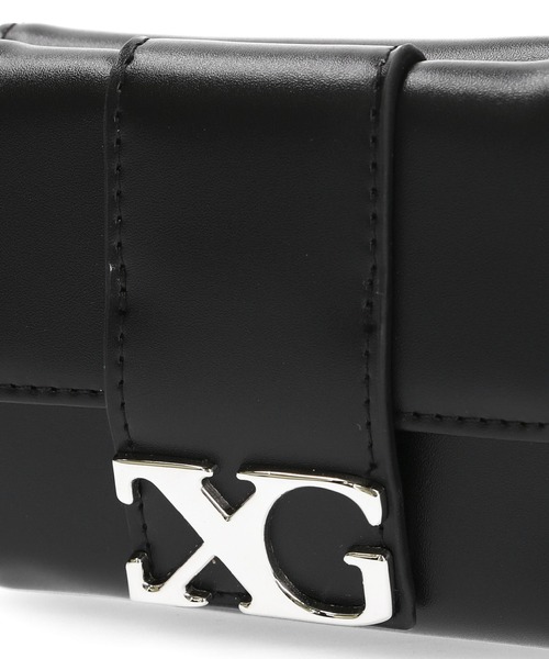 X-girl(エックスガール)の「LOGO BUCKLE MINI WALLET(財布・レディース・グレー/ライトブルー/ブラック・ONE SIZE)」の7枚目の写真