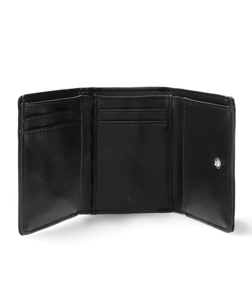 X-girl(エックスガール)の「LOGO BUCKLE MINI WALLET(財布・レディース・グレー/ライトブルー/ブラック・ONE SIZE)」の8枚目の写真