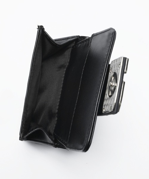 X-girl(エックスガール)の「LOGO BUCKLE MINI WALLET(財布・レディース・グレー/ライトブルー/ブラック・ONE SIZE)」の10枚目の写真