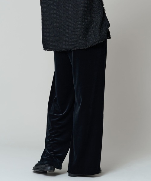 BARNYARDSTORM（バンヤードストーム）の「ベロアワイドパンツ（その他パンツ・レディース・ブラウン/ブラック・0/1）」の7枚目の写真