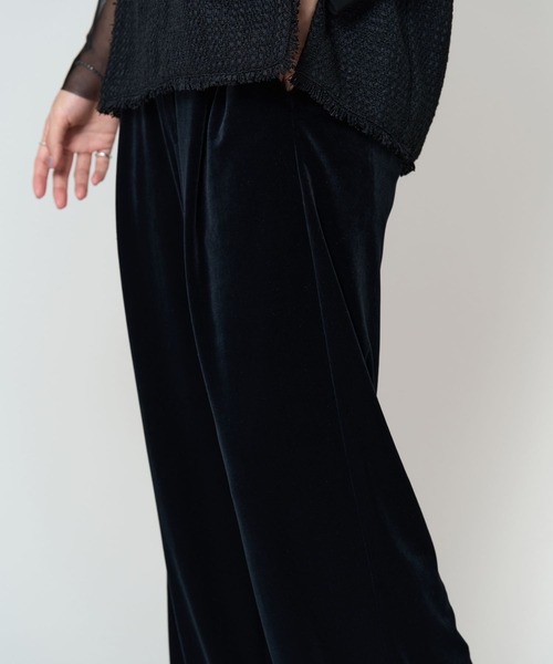 BARNYARDSTORM（バンヤードストーム）の「ベロアワイドパンツ（その他パンツ・レディース・ブラウン/ブラック・0/1）」の8枚目の写真