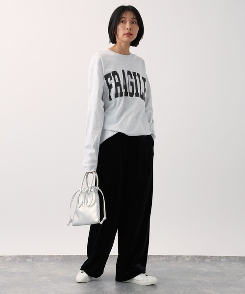 BARNYARDSTORM（バンヤードストーム）の「ベロアワイドパンツ（その他パンツ・レディース・ブラウン/ブラック・0/1）」の9枚目の写真