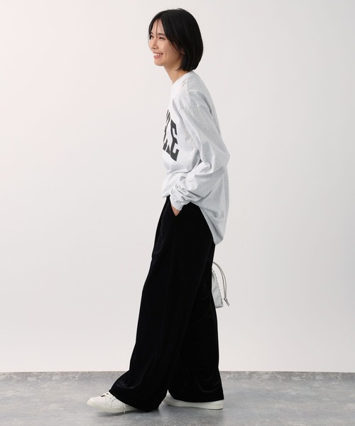 BARNYARDSTORM（バンヤードストーム）の「ベロアワイドパンツ（その他パンツ・レディース・ブラウン/ブラック・0/1）」の10枚目の写真