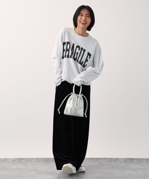 BARNYARDSTORM（バンヤードストーム）の「ベロアワイドパンツ（その他パンツ・レディース・ブラウン/ブラック・0/1）」の11枚目の写真