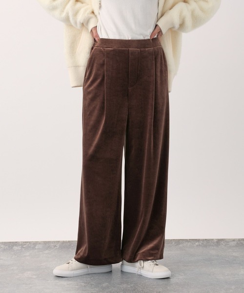 BARNYARDSTORM（バンヤードストーム）の「ベロアワイドパンツ（その他パンツ・レディース・ブラウン/ブラック・0/1）」の18枚目の写真