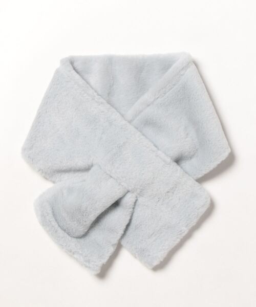 STYLEBLOCK(スタイルブロック)の「ふわふわエコファーティペット(マフラー・レディース・グレー/ホワイト/ネイビー/イエロー/キャメル/ベージュ/ライトピンク/ワインレッド/ピンク系その他/ブラック・FREE)」の12枚目の写真