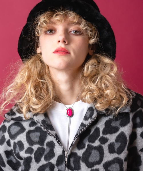 an meets zakka（アンミツザッカ）の「an meets zakka ストーンループタイ（ネクタイ・メンズ・ターコイズブルー系1/ブラック×シルバー/ネイビー系1/レッド系1/アイボリー系1/ブラック×ゴールド/アイボリー系2/レッド系2/ネイビー系2/ターコイズブルー系2/ピンク系1/ピンク系2/スカイブルー系2/スカイブルー系1/ブラウン系1/ブラウン系2・ONESIZE）」の14枚目の写真