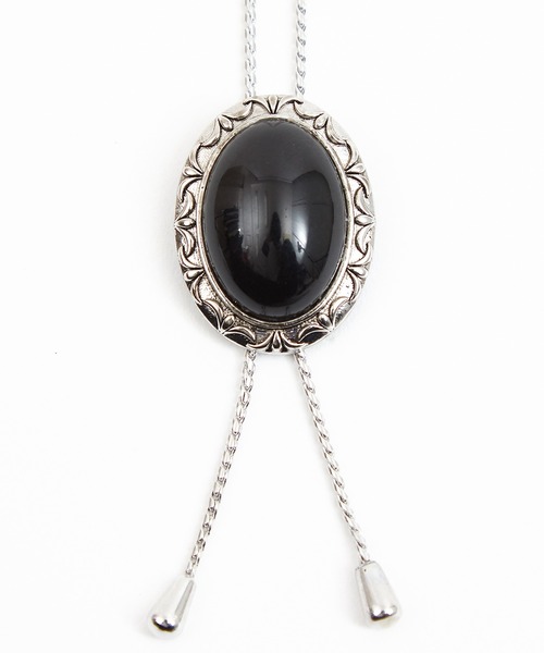 an meets zakka（アンミツザッカ）の「an meets zakka ストーンループタイ（ネクタイ・メンズ・ターコイズブルー系1/ブラック×シルバー/ネイビー系1/レッド系1/アイボリー系1/ブラック×ゴールド/アイボリー系2/レッド系2/ネイビー系2/ターコイズブルー系2/ピンク系1/ピンク系2/スカイブルー系2/スカイブルー系1/ブラウン系1/ブラウン系2・ONESIZE）」の22枚目の写真