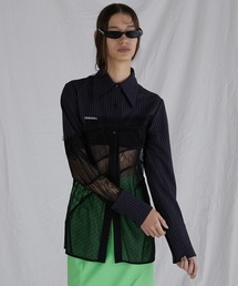 PRANK PROJECT | レーストリムシャツ / Lace Trim Shirt(シャツ/ブラウス)