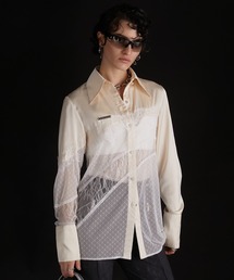 PRANK PROJECT | 【24SPRING PRE ORDER】レーストリムシャツ / Lace Trim Shirt(シャツ/ブラウス)