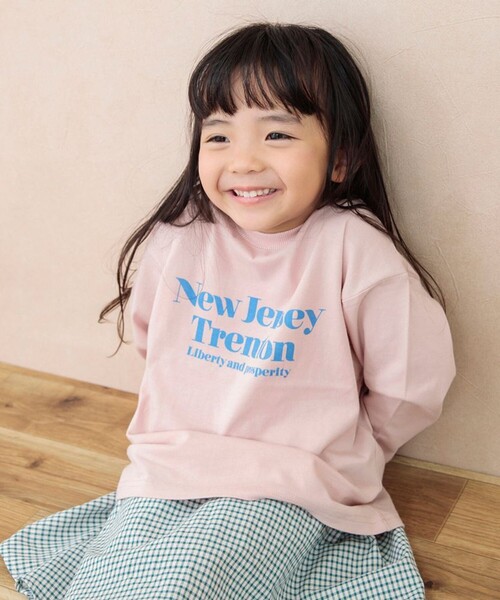 DRC branshes(ディーアールシーブランシェス)の「【WEB限定/DRC/お肌に嬉しい綿100%】アソートロゴ長袖Tシャツ(Tシャツ/カットソー・キッズ・ライトグリーン/ピンク/その他2/ラベンダー/その他3/ブラウン/イエロー/オフホワイト/その他4/その他5/ブラック/その他1・100/110/140/150/90/120/130)」の7枚目の写真