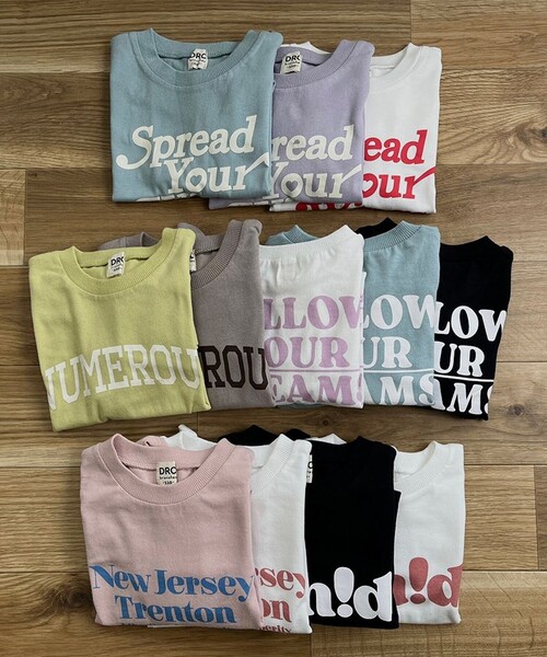 DRC branshes(ディーアールシーブランシェス)の「【WEB限定/DRC/お肌に嬉しい綿100%】アソートロゴ長袖Tシャツ(Tシャツ/カットソー・キッズ・ライトグリーン/ピンク/その他2/ラベンダー/その他3/ブラウン/イエロー/オフホワイト/その他4/その他5/ブラック/その他1・100/110/140/150/90/120/130)」の15枚目の写真