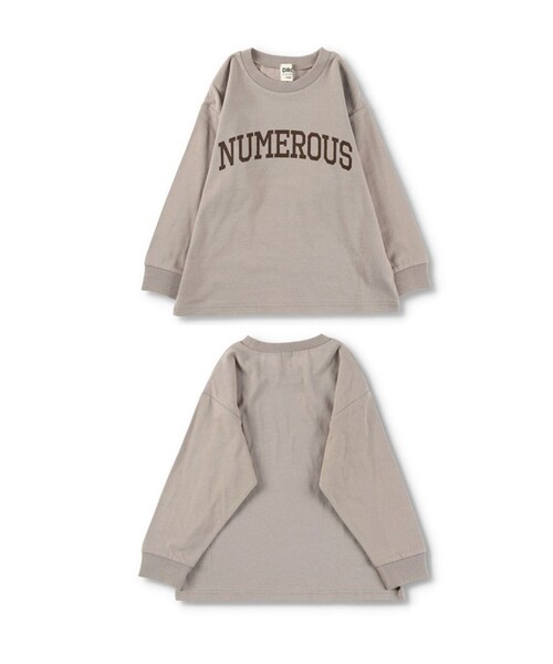 DRC branshes(ディーアールシーブランシェス)の「【WEB限定/DRC/お肌に嬉しい綿100%】アソートロゴ長袖Tシャツ(Tシャツ/カットソー・キッズ・ライトグリーン/ピンク/その他2/ラベンダー/その他3/ブラウン/イエロー/オフホワイト/その他4/その他5/ブラック/その他1・100/110/140/150/90/120/130)」の3枚目の写真