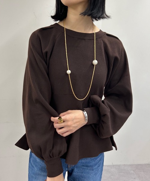 SHENERY（シーナリー）の「ペプラム2WAYニット（ニット/セーター