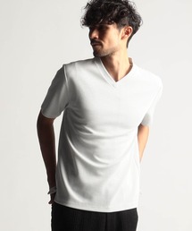 NICOLE CLUB FOR MEN | ボックスミニワッフル半袖Tシャツ(Tシャツ/カットソー)