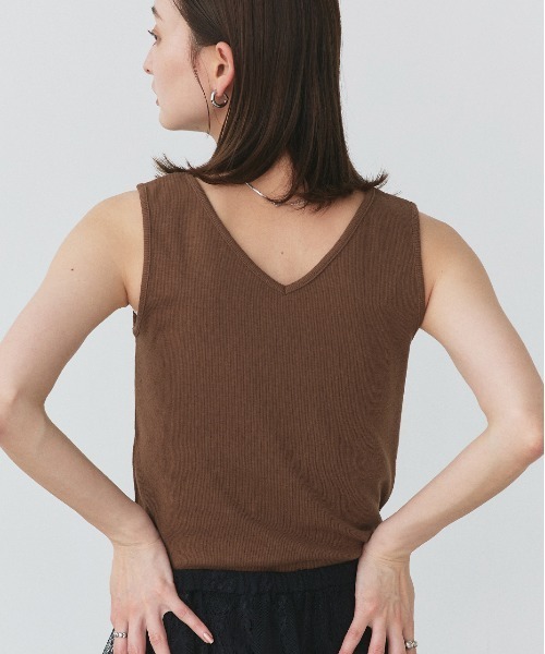 セール】前後2WAYタンクトップ（タンクトップ）｜ad thie（アドティエ