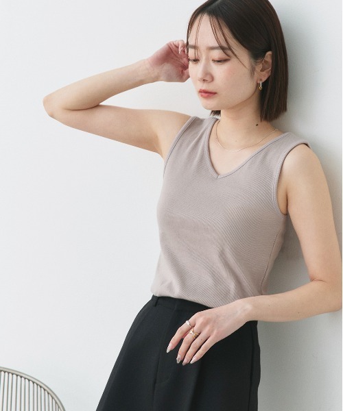 セール】前後2WAYタンクトップ（タンクトップ）｜ad thie（アドティエ