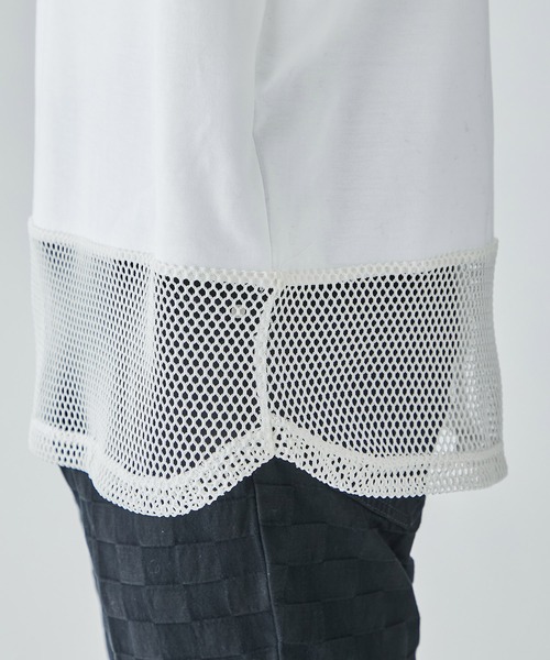 Mesh sleeveless top（タンクトップ）｜TOGA VIRILIS（トーガ ビ