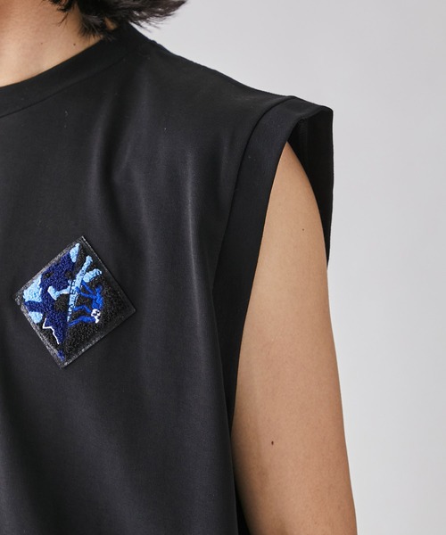 Mesh sleeveless top（タンクトップ）｜TOGA VIRILIS（トーガ ビ