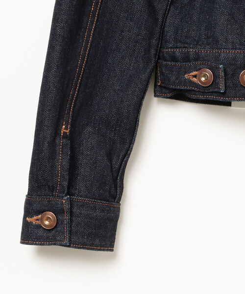 B:MING by BEAMS（ビーミングバイビームス）の「Fire Service×ビーミング by ビームス / “BBB” 別注 ワンウォッシュ Gジャン（デニムジャケット・レディース・インディゴブルー・MEDIUM/SMALL）」の15枚目の写真