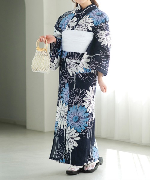 CELEN（セレン）の「【浴衣小物】ラウンドハンドル編みバッグ（和装小物・レディース・ピンク/グリーン/ホワイト/ブラウン・FREE）」の21枚目の写真