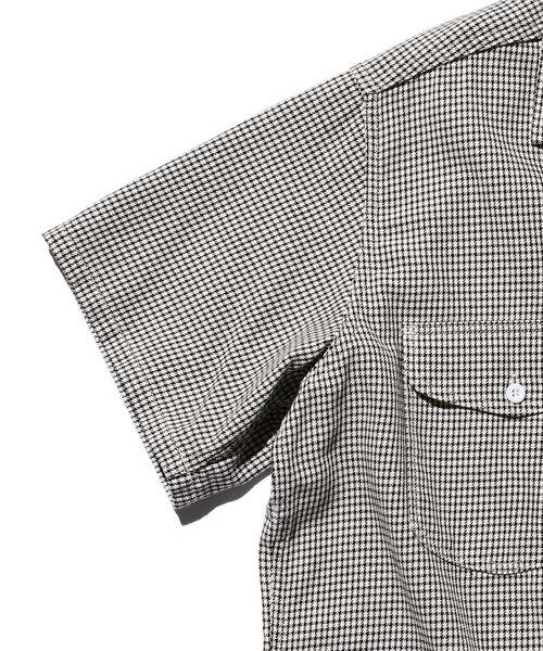BEAMS PLUS(ビームスプラス)の「BEAMS PLUS / ハウンドトゥース ワークシャツ クラシックフィット(シャツ/ブラウス・メンズ・ブラック/ブラウン/グリーン・SMALL/MEDIUM/LARGE/X-LARGE)」の9枚目の写真