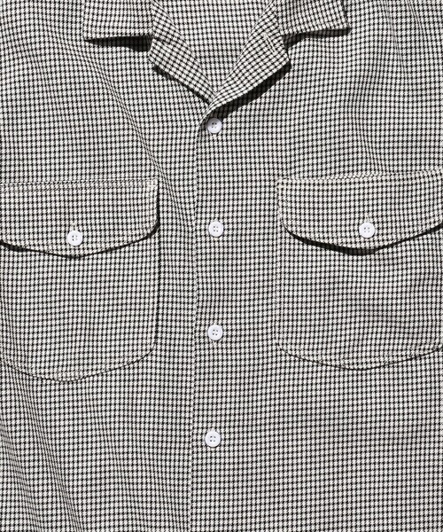 BEAMS PLUS(ビームスプラス)の「BEAMS PLUS / ハウンドトゥース ワークシャツ クラシックフィット(シャツ/ブラウス・メンズ・ブラック/ブラウン/グリーン・SMALL/MEDIUM/LARGE/X-LARGE)」の11枚目の写真