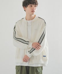 PERSON'S | 【PERSON’S/パーソンズ】サイドラインメッシュトラックルーズジャケット(ブルゾン)