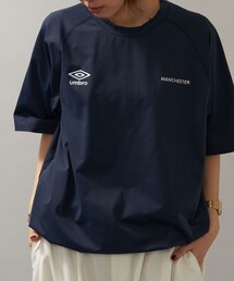 PUBLUX | UMBRO/アンブロ 別注 UMBRO ワンポイントロゴ ドローコードTシャツ/半袖Tシャツ/ユニセックス(限定展開)(Tシャツ/カットソー)