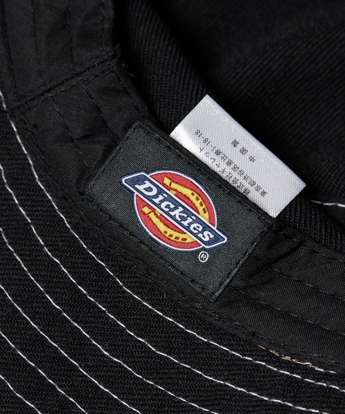 Dickies(ディッキーズ)の「Dickies/ディッキーズ EX WAPPEN BUCKET HAT バケットハット(ハット・メンズ・サックスブルー/ブラック/インディゴブルー/ホワイト・FREE)」の7枚目の写真