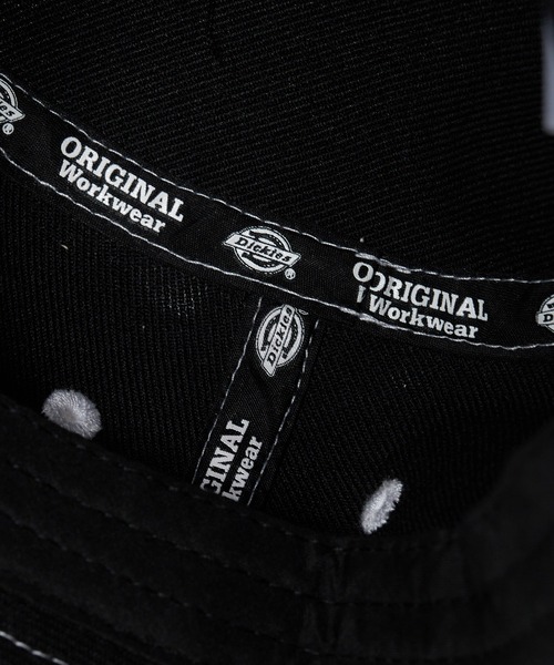 Dickies(ディッキーズ)の「Dickies/ディッキーズ EX WAPPEN BUCKET HAT バケットハット(ハット・メンズ・サックスブルー/ブラック/インディゴブルー/ホワイト・FREE)」の8枚目の写真