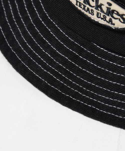 Dickies(ディッキーズ)の「Dickies/ディッキーズ EX WAPPEN BUCKET HAT バケットハット(ハット・メンズ・サックスブルー/ブラック/インディゴブルー/ホワイト・FREE)」の12枚目の写真