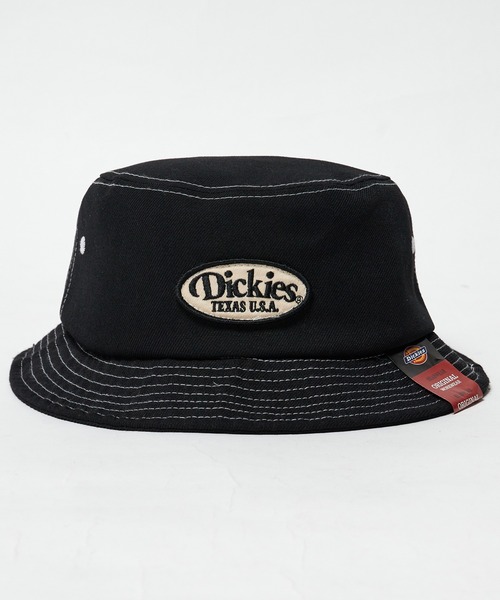 Dickies(ディッキーズ)の「Dickies/ディッキーズ EX WAPPEN BUCKET HAT バケットハット(ハット・メンズ・サックスブルー/ブラック/インディゴブルー/ホワイト・FREE)」の9枚目の写真