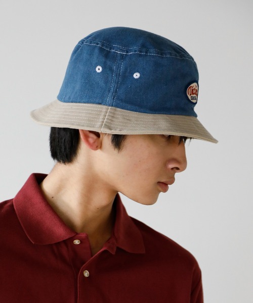 Dickies(ディッキーズ)の「Dickies/ディッキーズ EX WAPPEN BUCKET HAT バケットハット(ハット・メンズ・サックスブルー/ブラック/インディゴブルー/ホワイト・FREE)」の18枚目の写真