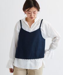 le.coeur blanc | パールツキキャミブラウス(シャツ/ブラウス)