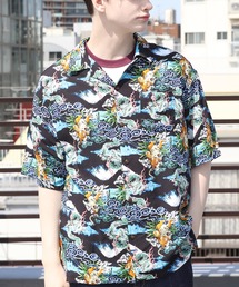 レーヨン アロハシャツ